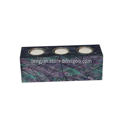 Paua Shell Long Stem Candle Holder for Wedding